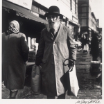Man Carrying Shopping Bags, Blake Ave, 1949