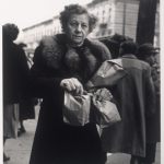 Woman with Paper Bags, Blake Ave, 1951