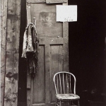 Chair with Sign, East New York, Brooklyn, 1953
